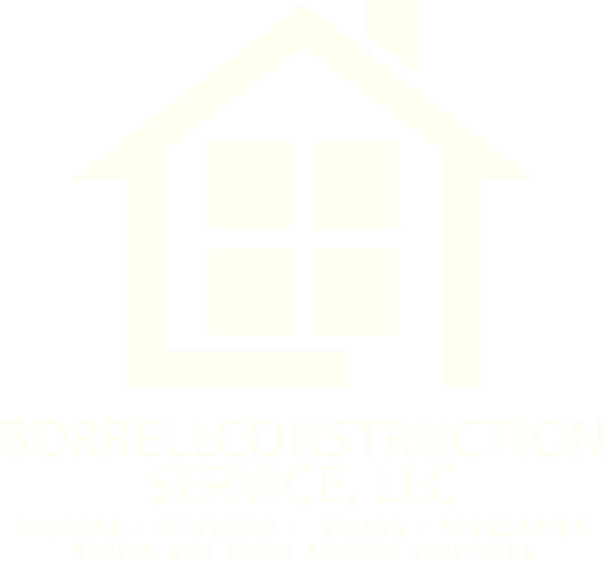 Borrell construction logo Reverse