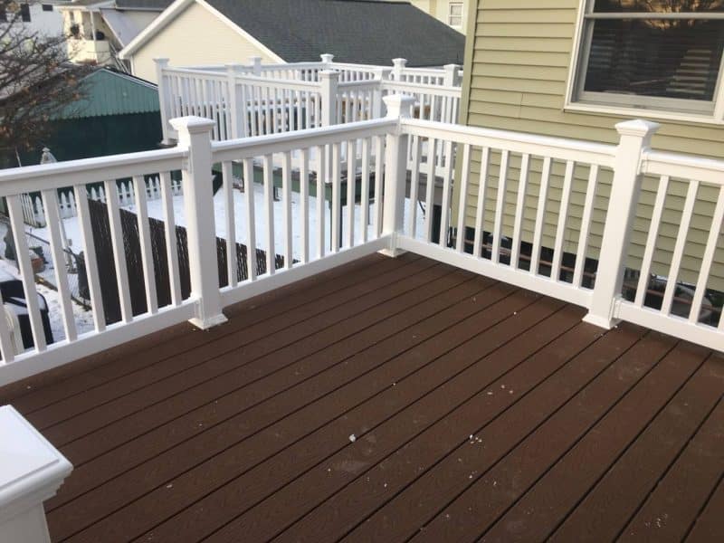 Beautiful deck and railing installed